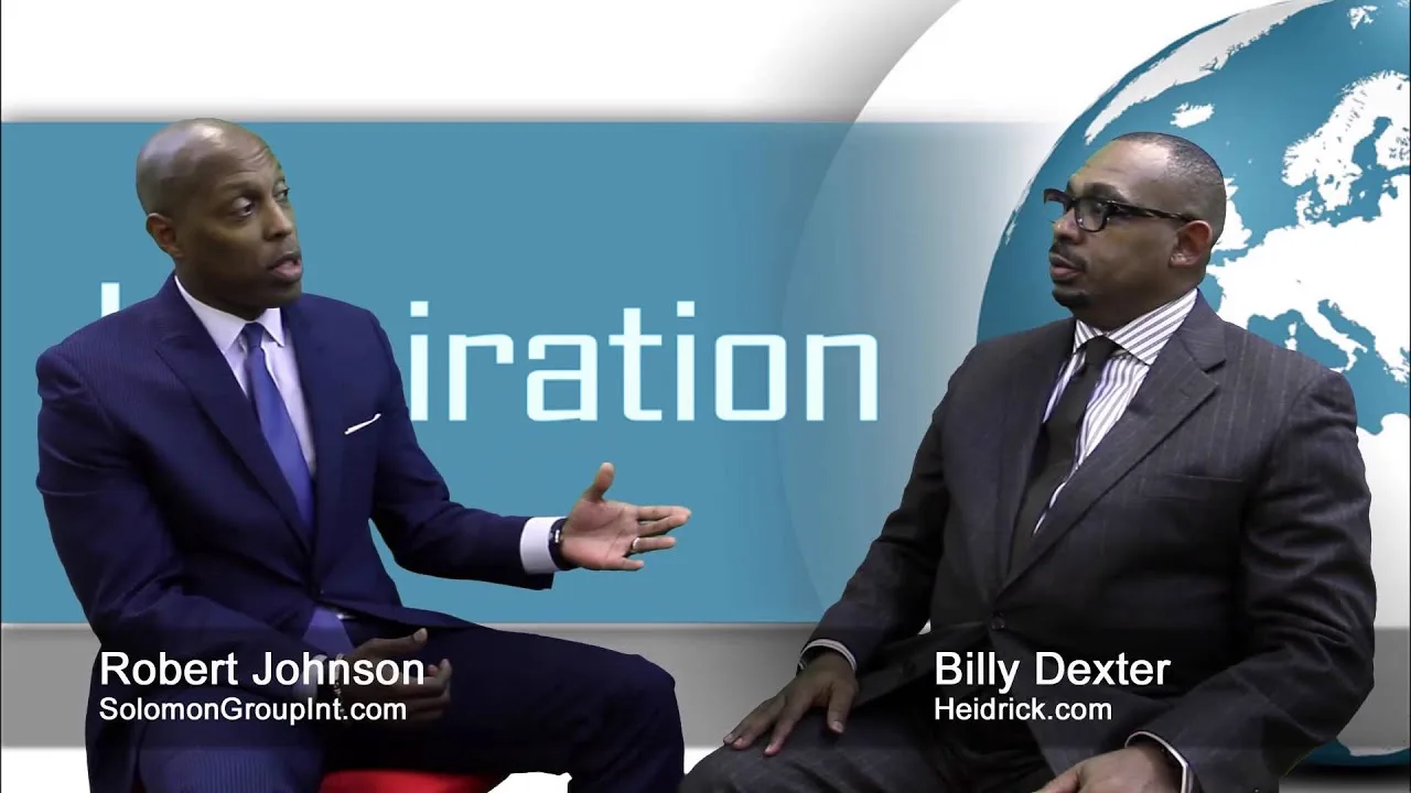 Still frame from the archive conversation with Billy Dexter, Heidrick & Struggles.
